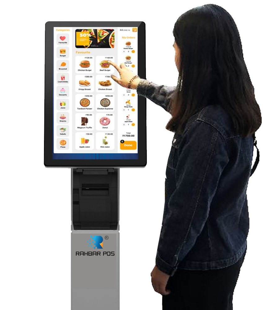 Self ordering kiosk system